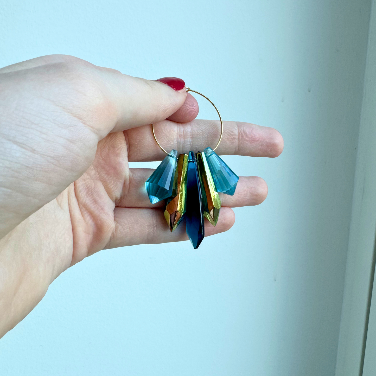 Aqua Eclipse Hoops