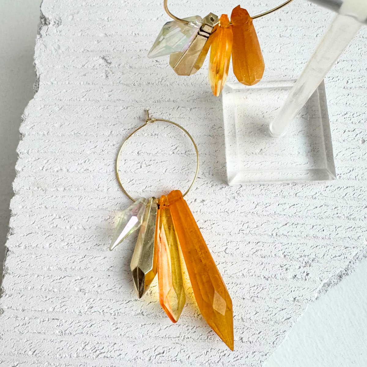 Honey shard hoops