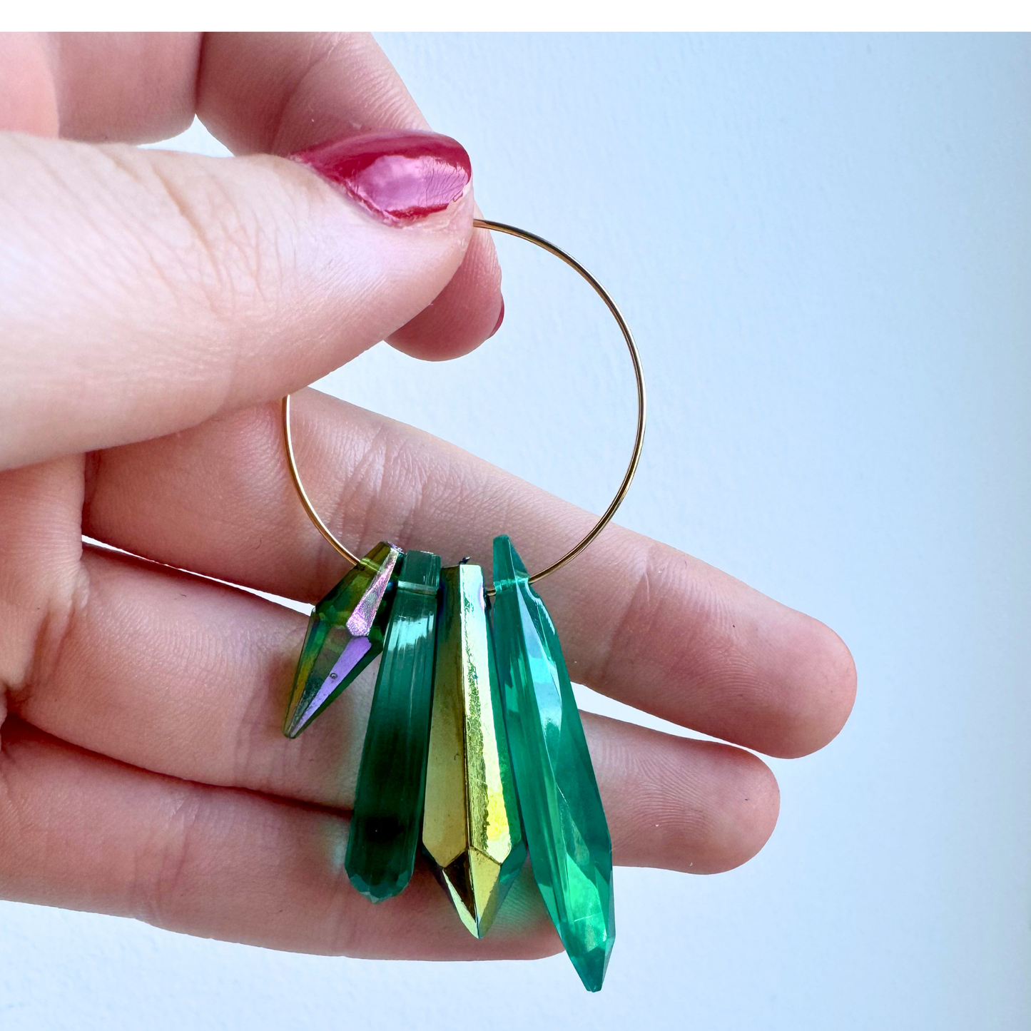 Smaragdglimt Hoops