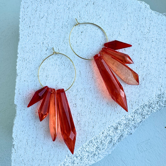 Sunset crush hoops