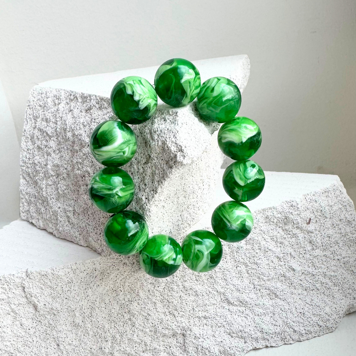 Emerald Swirl Armbånd BIYAcolour