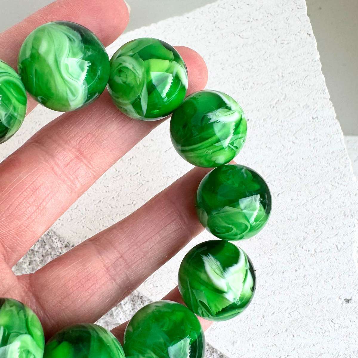 Emerald Swirl Armbånd BIYAcolour