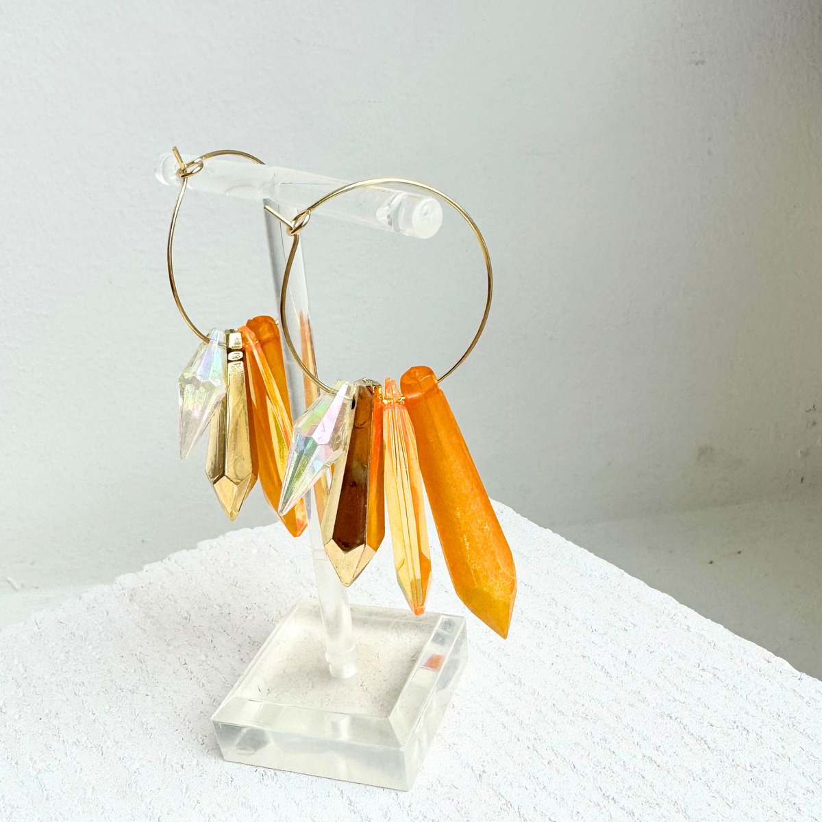 Honey shard hoops